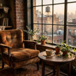 Matthew Perry documentary Netflix cozy coffee house armchair